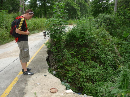 ... tja, da ist wohl ein bisschen Strasse abgegangen...