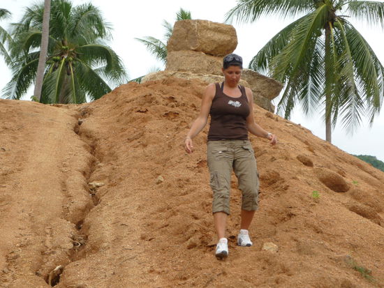 ... da sind wir extra den Berg raufgestiefelt und was war?! Keine Elefanten da...