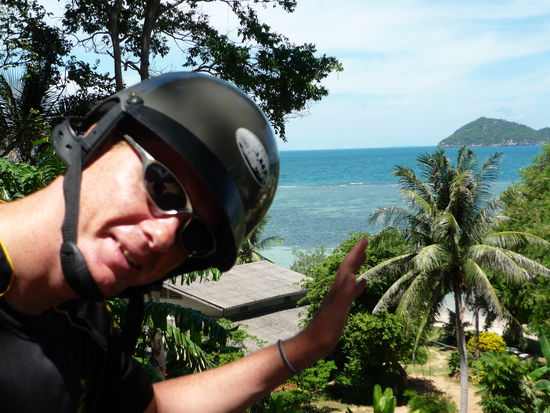 Auf dem Weg zum Strand...