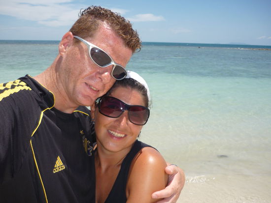 ... Wasser wie in der Karibik...