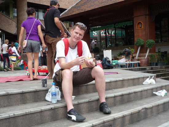 Ein gleucklicher Fritti mit seinen Fritten 