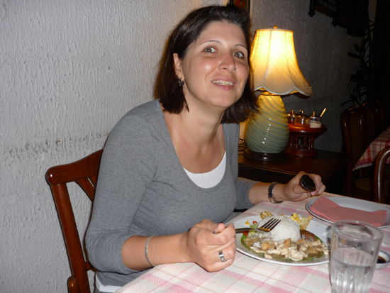 hm... Reis und Huehnchen...