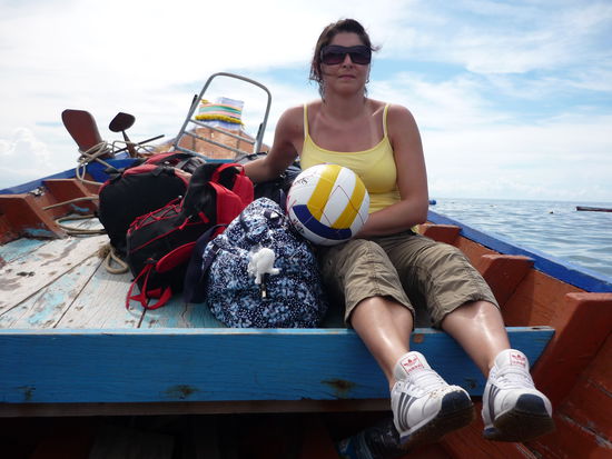 Jen haelt die sieben Sachen fest...