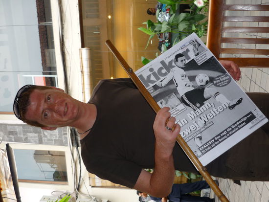 ...aber dafuer gab's den Kicker 