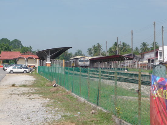 Unsere Station - hier haben wir Wan und Sofia getroffen (oder eher sie uns)