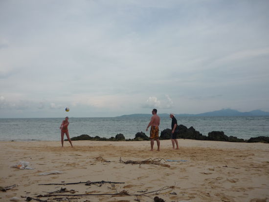 Beachvolleyball...