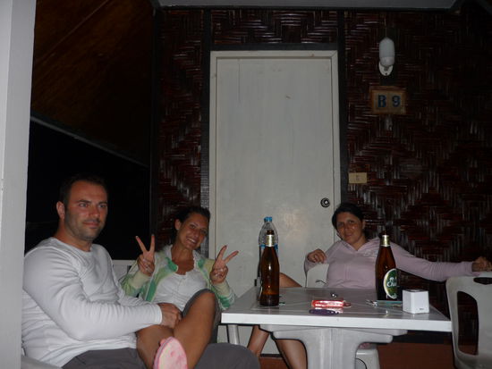 den Abend gemuetlich ausklingen lassen.