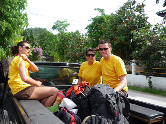 Auf dem Weg zum Hafen.