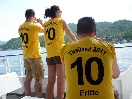 Jen war auch dabei, aber eine musste ja das Foto machen