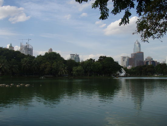 Pause im Lumpini Park