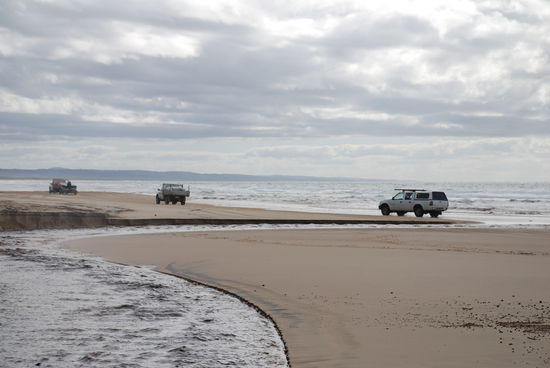 Die Fahrt dirket am Sandstrand war genial
