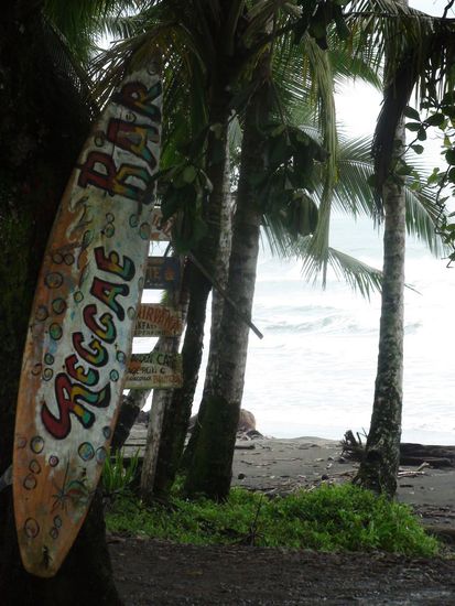 Reggae Bar in Cahuita. Beste Musik und beste Fruchtcocktails (Melone!!!)