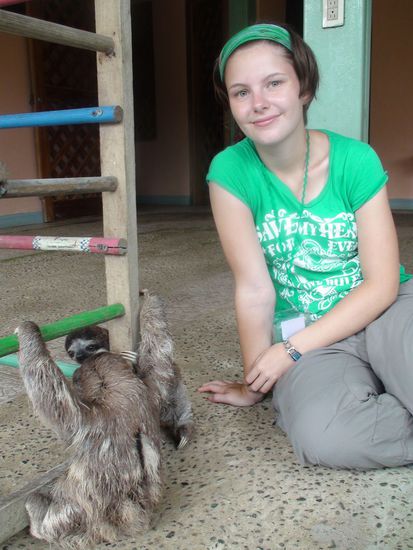 Wir machen Klettertraining mit den babys