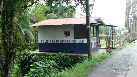 An der Grenze angekommen