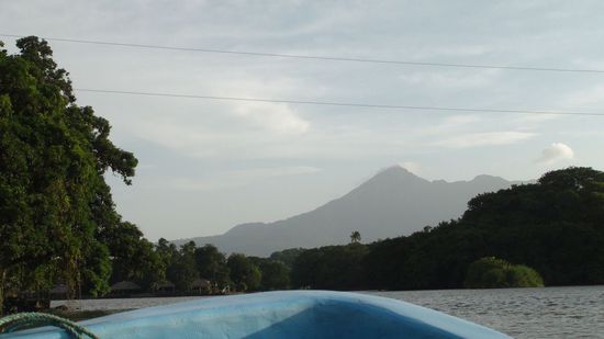 Toller Blick auf den Vulkan direkt vor uns!!