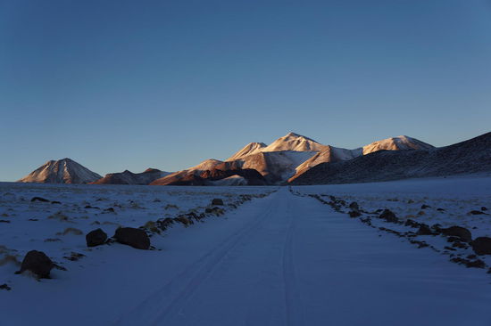 verschneite Morgenstimmung