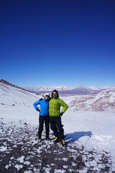 statt Gipfelfoto - Kraterfoto!