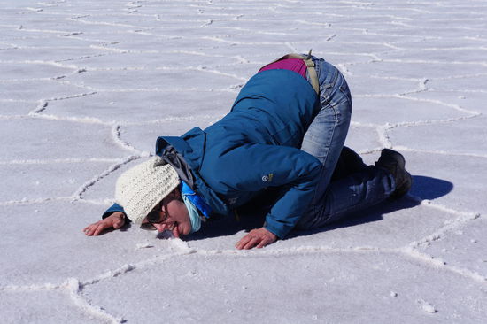 tatsächlich salzig....schmeckt ein bisschen wie die Salzkruste der Dampfnudeln meiner Oma....