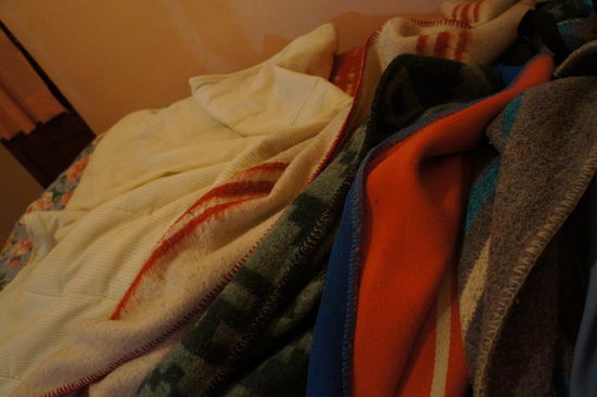 bei den Temperaturen reicht eine Decke definitiv nicht!