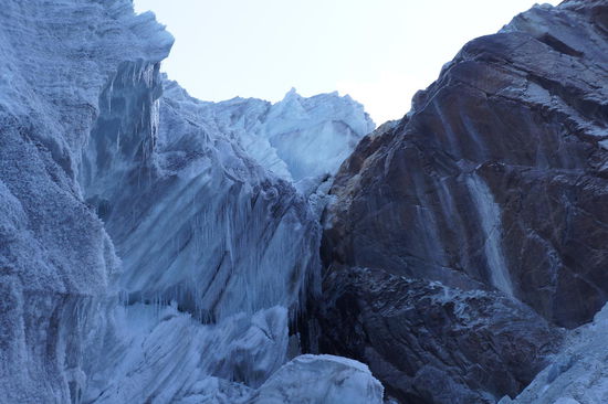 Am Rande des Gletschers