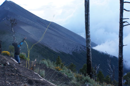 Erst das Seil werfen...