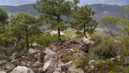 Bettplatz zwischen den Felsen