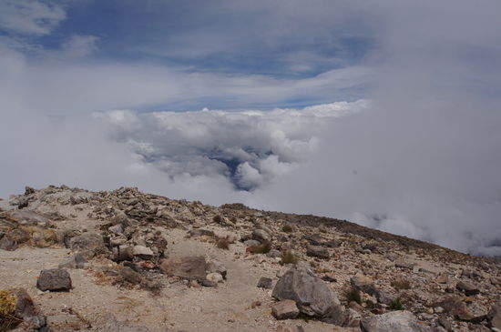 Gipfelfreiheit über den Wolken