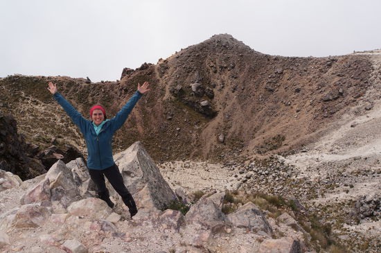 Gipfelfoto, höher geht's nicht in Mittelamerika