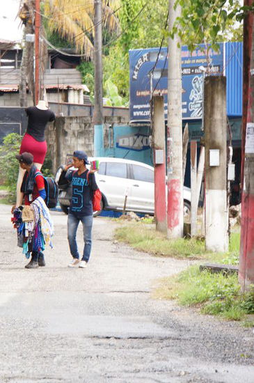 In den Straßen von Rio Dulce