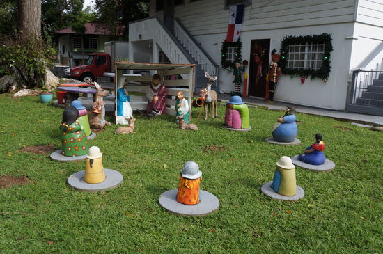 Gartenkrippe in Panama