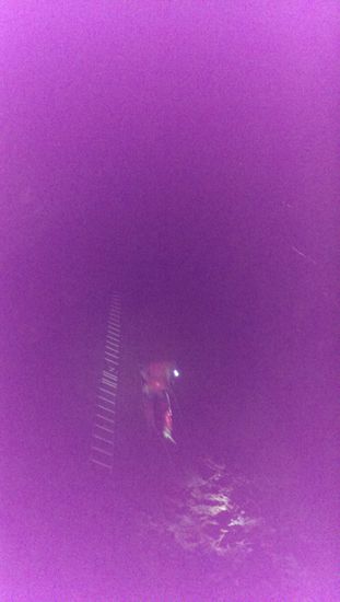 Abseilen in der Dunkelheit