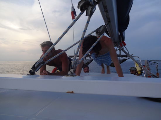 work out on the boat
