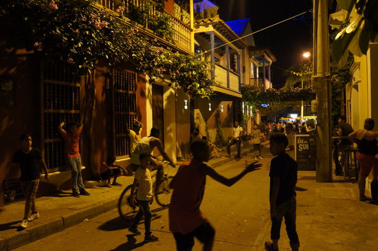 Nightlife in the streets