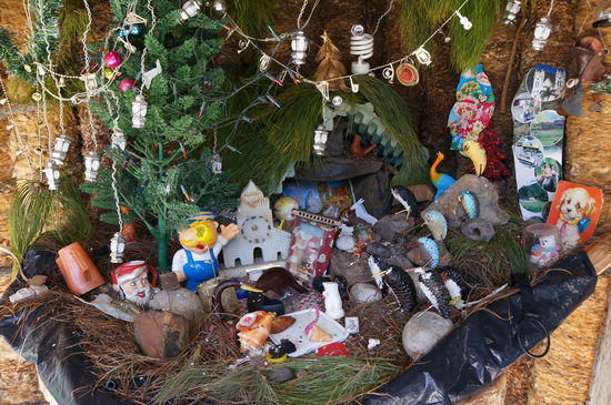 Die Krippe von Juan Senior und Margarit