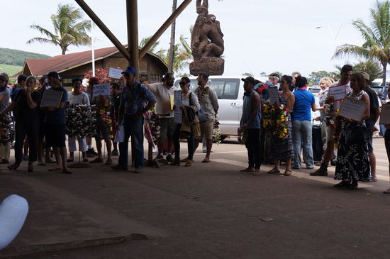 Die Begrüßungskomitees