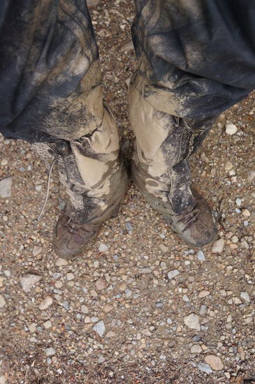 Nach zwei Tagen Matsch!