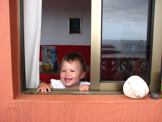 "Ich habe schon wieder einen Hund gesehen! Wuff!"