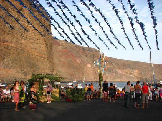 Fest im Hafen von Vueltas