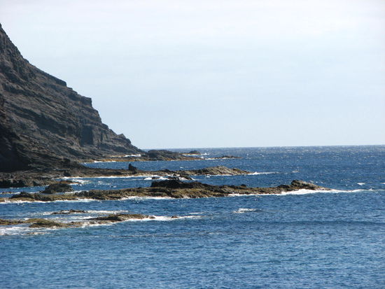 Blick vom Playa de Alojera