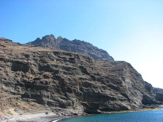 Blick vom Playa de Alojera