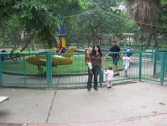 Flugzeugkarussell im Park