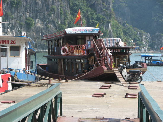 Unser Kahn nach Quan Lan