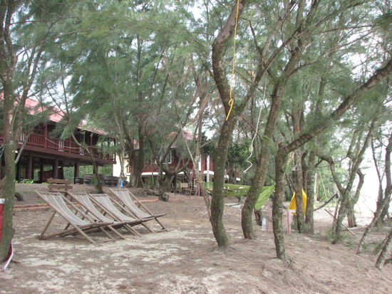 Unser Luxus-Holzbungalow auf Quan Lan