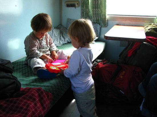 Im Zug nach Mui Ne. 
Schlafwagen - Softsleeper deluxe.