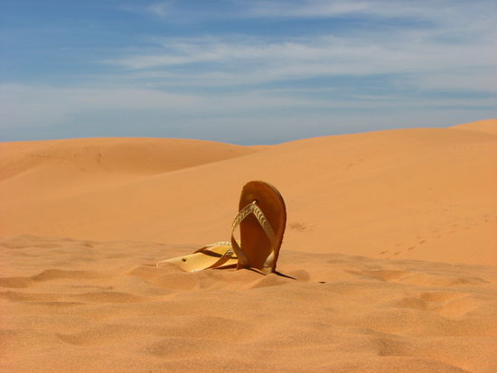 Da hatte jemand seine Schuhe vergessen
