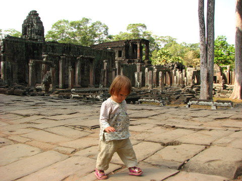 Yara irgendwo im Bayon.