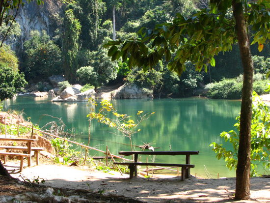 Tam Kong Lor Cave Eingang