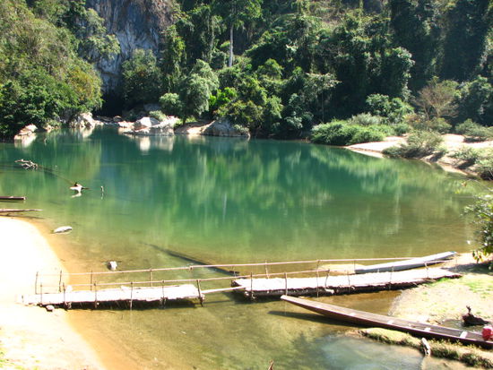 Tam Kong Lor Cave Eingang