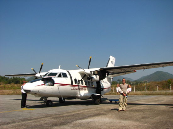 Flug wurde glücklich überstanden.