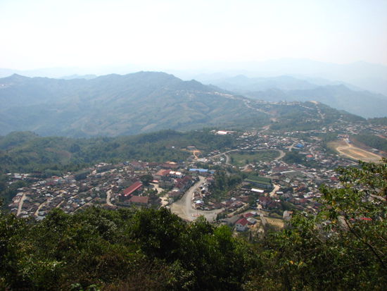 Phongsali von oben